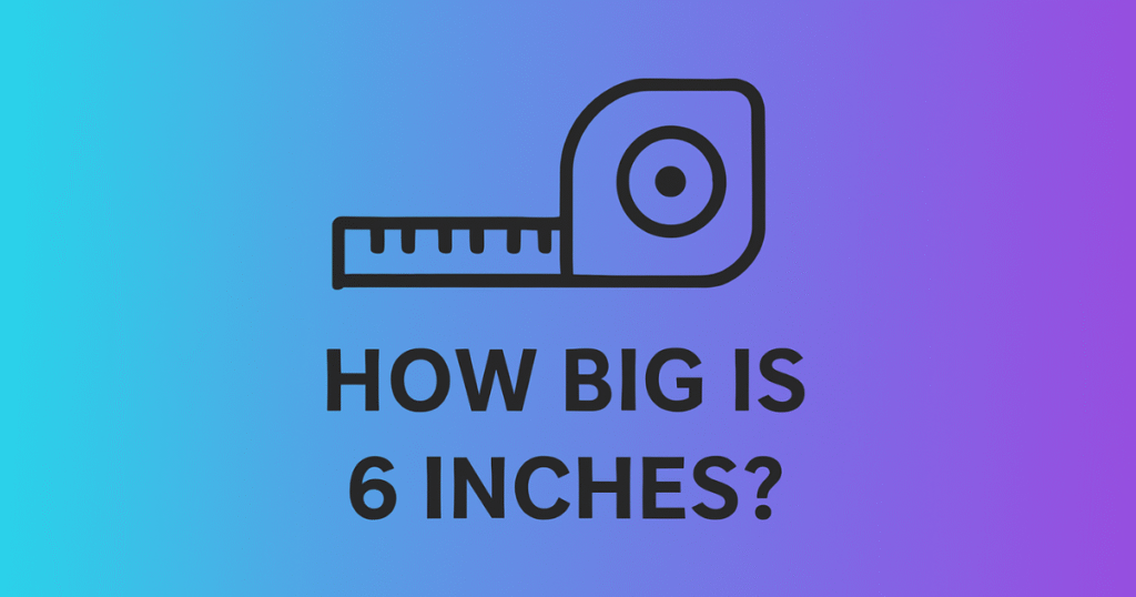 How Big Is 6 Inches